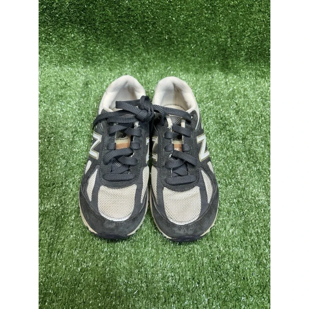 New Balance 990v3 Boys Size 2Y Green Athletic Running Walking Shoes Sneakers